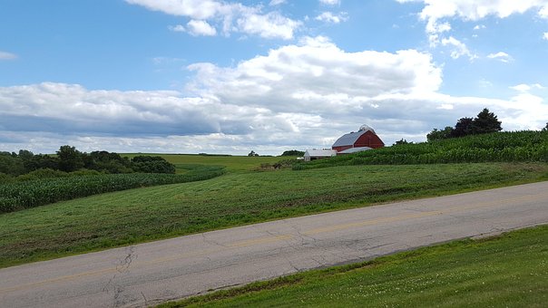 Wisconsin, Landschaft, Scheune