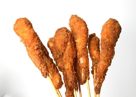 Kipreepjes, Kip Lolly, Stokjes, Spiesjes