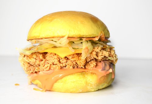 Knapperige Burger, Lekker, Kaasburger