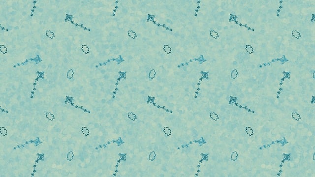 Free kite cloud pattern illustration