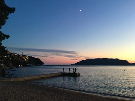 Free Sunset Sea photo and picture
