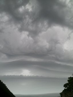 Lucht, Wolken, Storm, Dramatische
