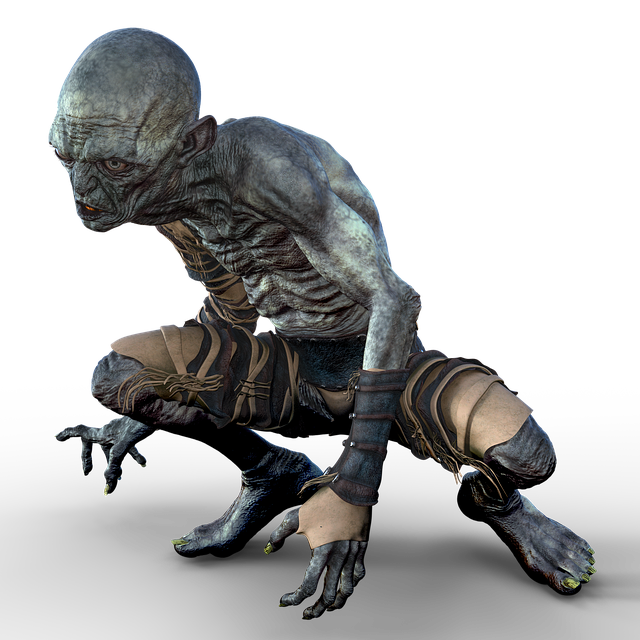 Free character goblin creature illustration