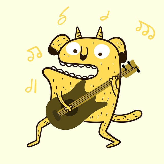 Download free HD stock image of Musician Guitar Free musician guitar instrument illustration