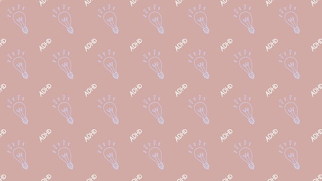 Free light bulb adhd pattern illustration