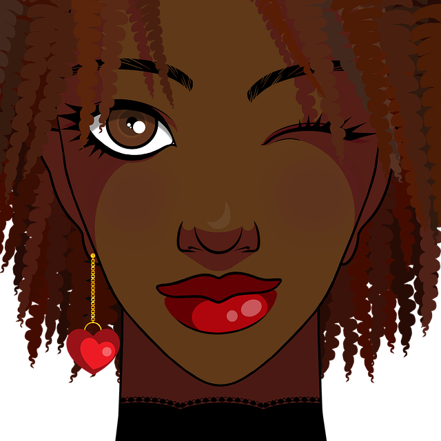 Mulher, Afro Americano, Avatar