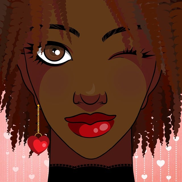 Mulher, Afro Americano, Avatar