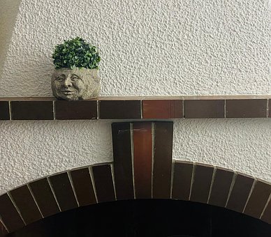 Free Green Fireplace photo and picture
