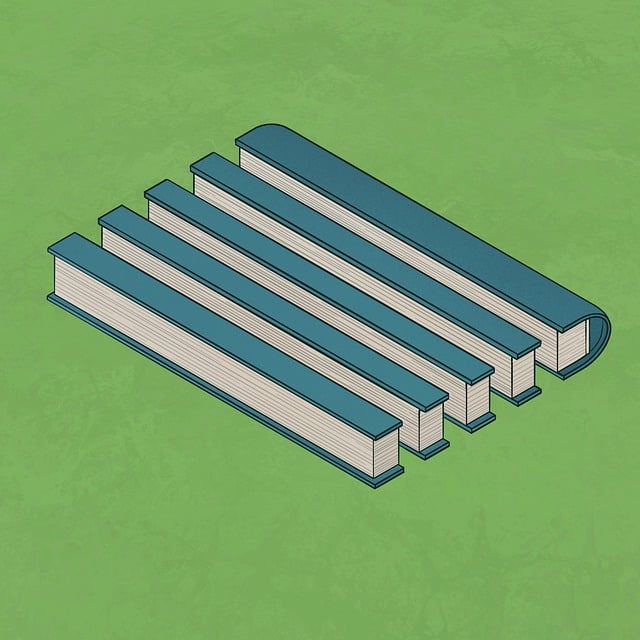 Free book slices pieces illustration