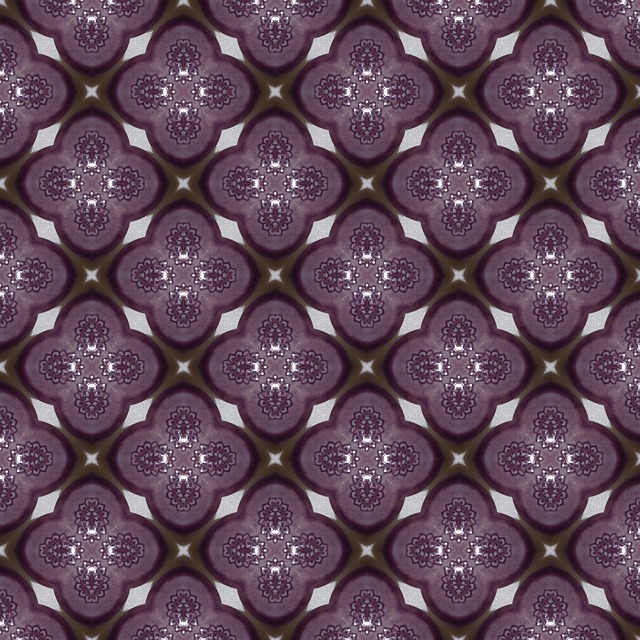 Free mandala lilac pattern illustration