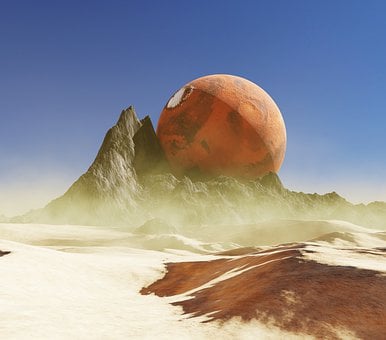 Púšť, Neskutočné, Mars, Fantázia