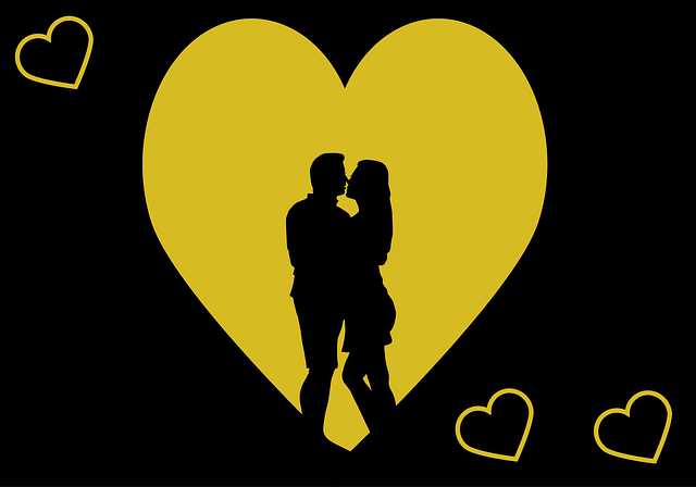 Free Hearts Couple vector and picture