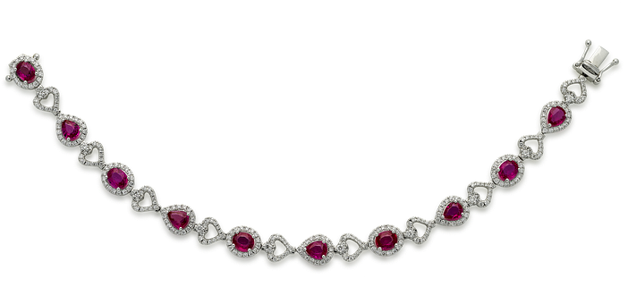Rubin, Armband, Schmuck, Edelsteine