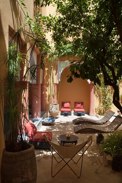 Riad, Hall, Thuis, Decor, Deco