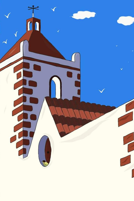 Free Tower Church illustration and picture
