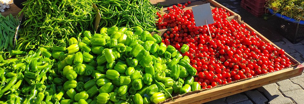 Mercado, Vegetais, Saudável, Colheita