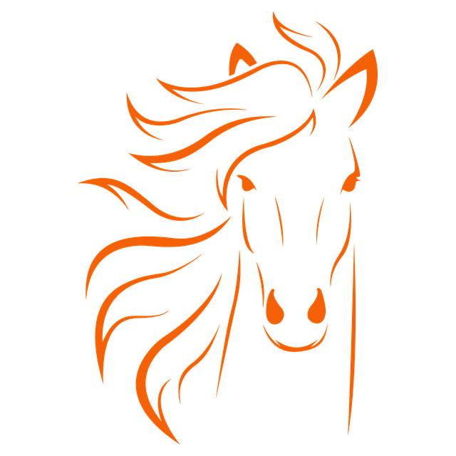 Free horse mane equine illustration