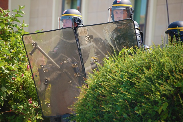 Politi, Skjold, Protest, Sikkerhed