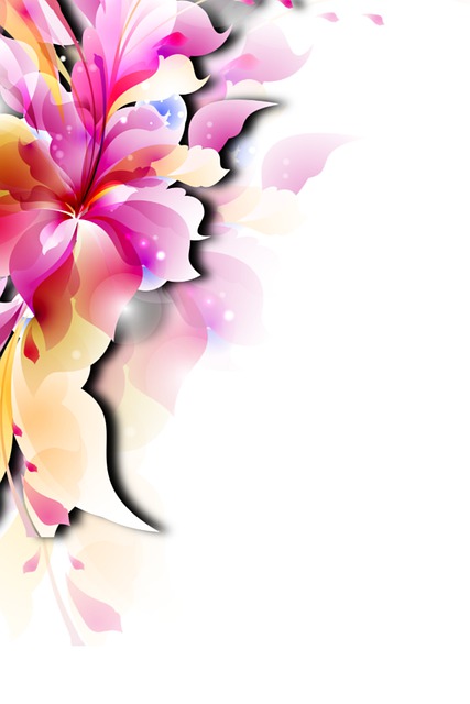 Flores, Pétalos, Marco, Floral