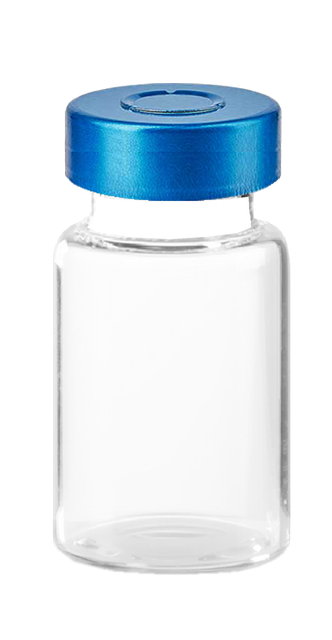 Free vaccine ampoule injection vials illustration