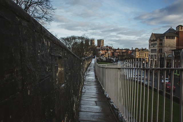 Free York City Walls Walkway photo and picture