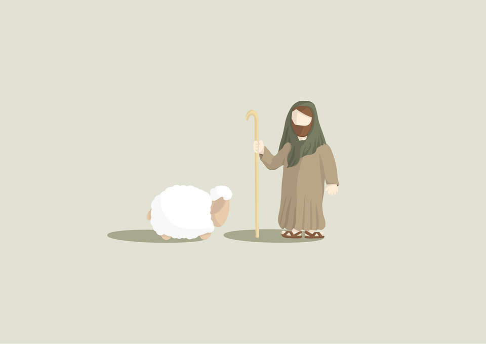 Download Jesus, Sheep, Christianity. Royalty-Free Vector Graphic - Pixabay