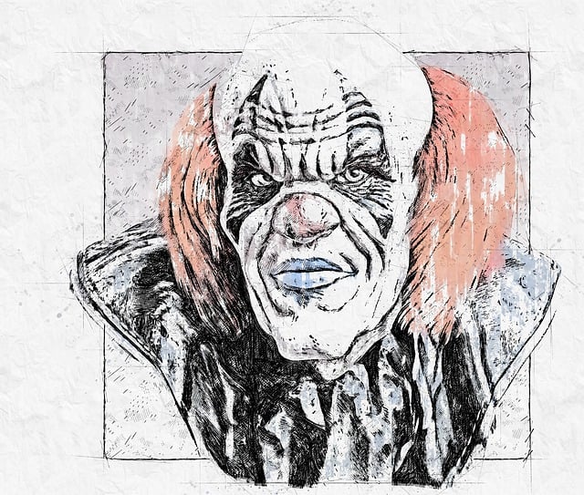 Clown, Teuflisch, Gesicht, Unheimlich