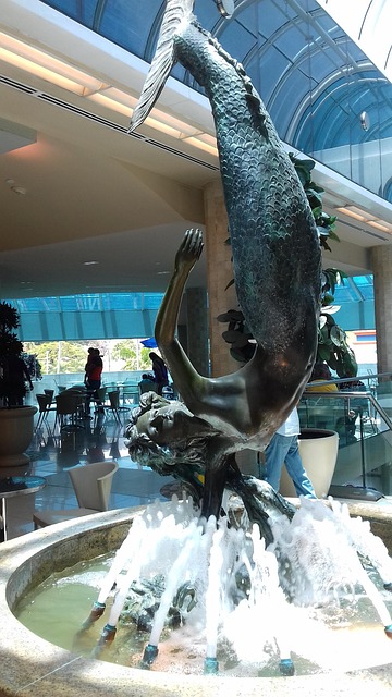Free Mermaid Fountain photo and picture