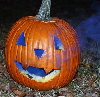 Free Pumpkins Purple Smoke photo and picture
