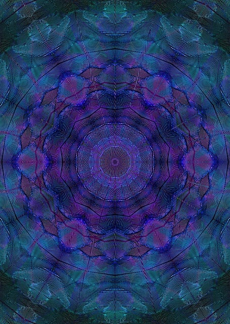 Free mandala abstract pattern illustration
