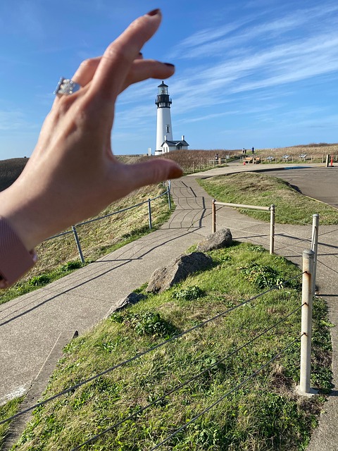 Free Hand Lighthouse photo and picture