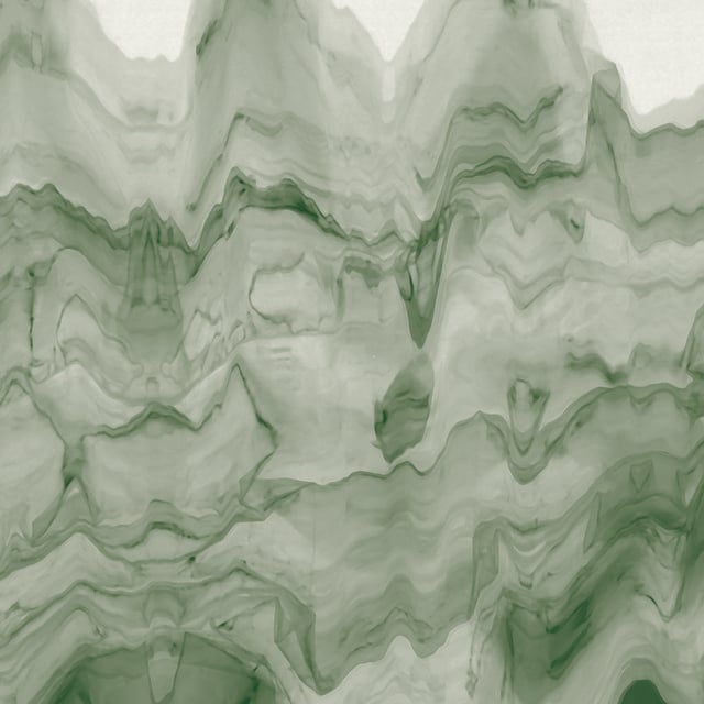 Free abstract painting green illustration