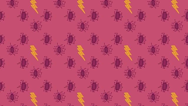 Free lightning computer chip pattern illustration