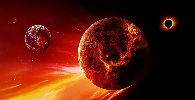 Free venus space planet illustration