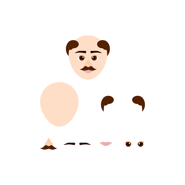 Free man face guy illustration