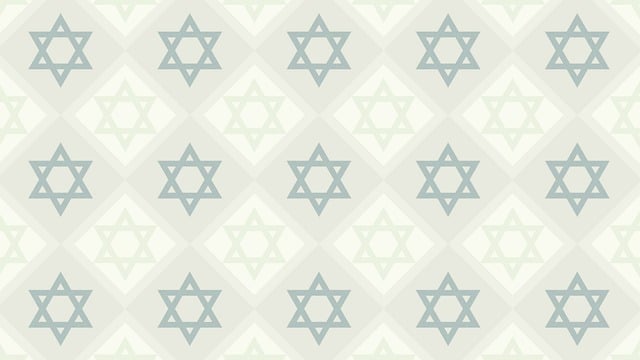 Free star of david pattern wallpaper illustration