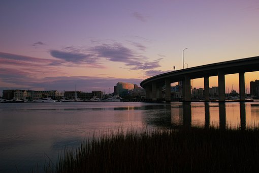 Free Bridge Charleston Harbor photo and picture