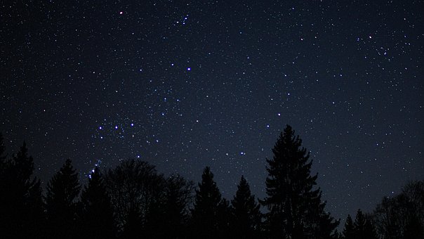 Natt, Stjerner, Stjernehimmelen, Himmel