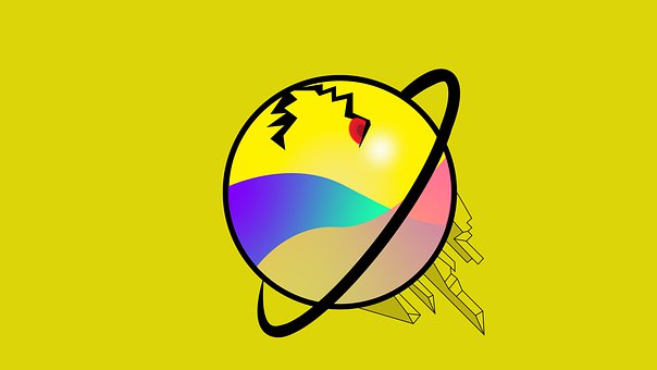 Planet, Ringe, Abstrakt, Figur
