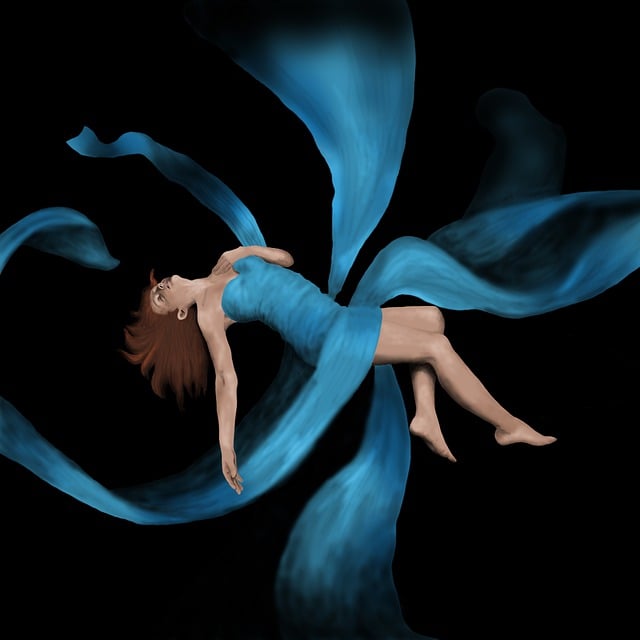 Free woman sleep dream illustration