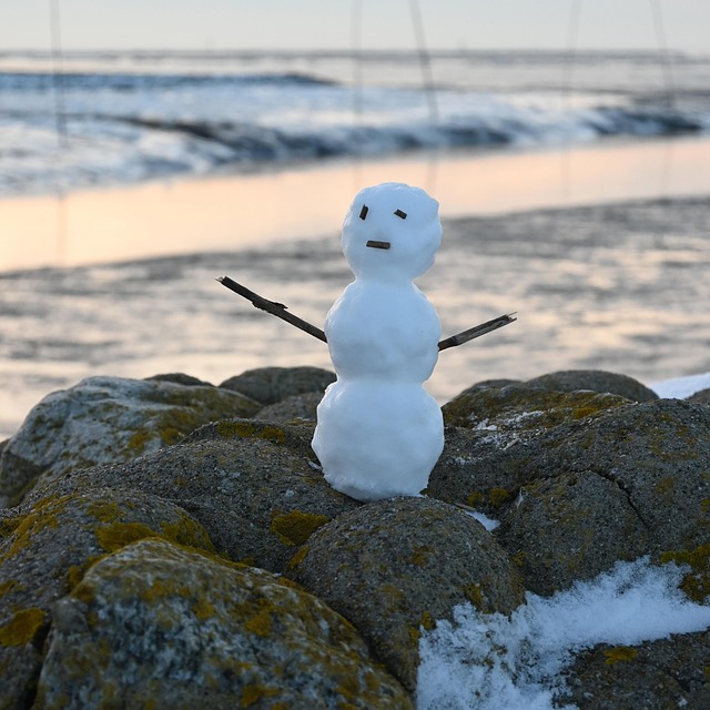 Free Snowman Stone photo and picture