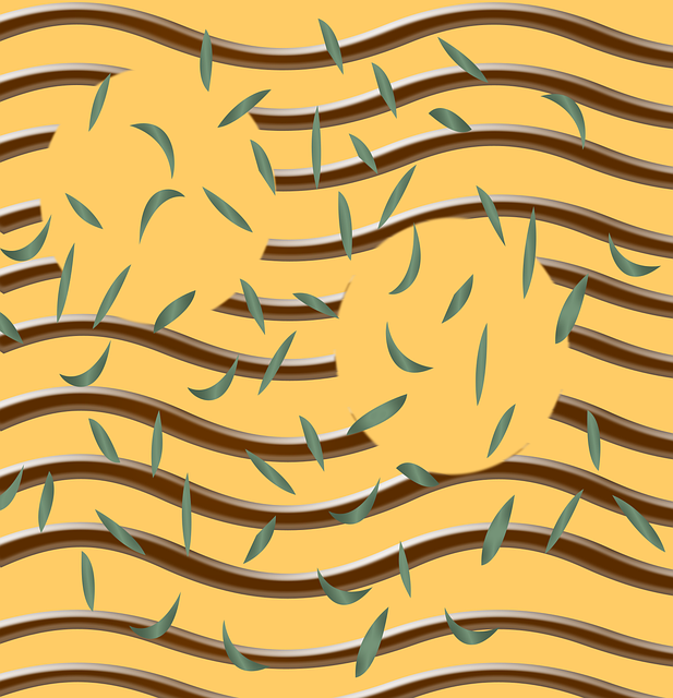 Free texture pattern leaves illustration