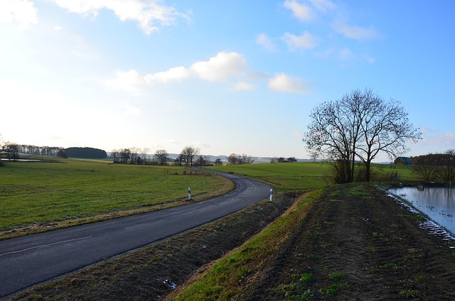 Landschaft, Natur, Herbst, Wolken, Licht