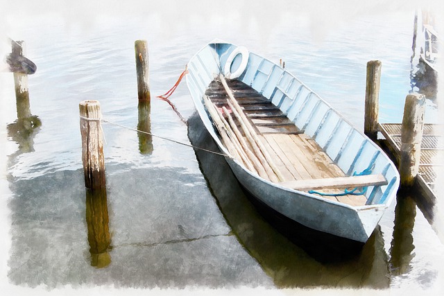 See, Boot, Fotokunst, Natur, Fischerboot