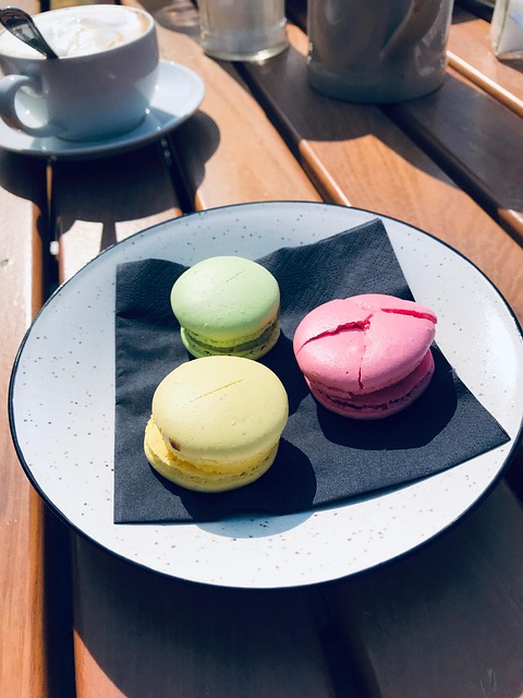 Free Meal Macarons photo and picture