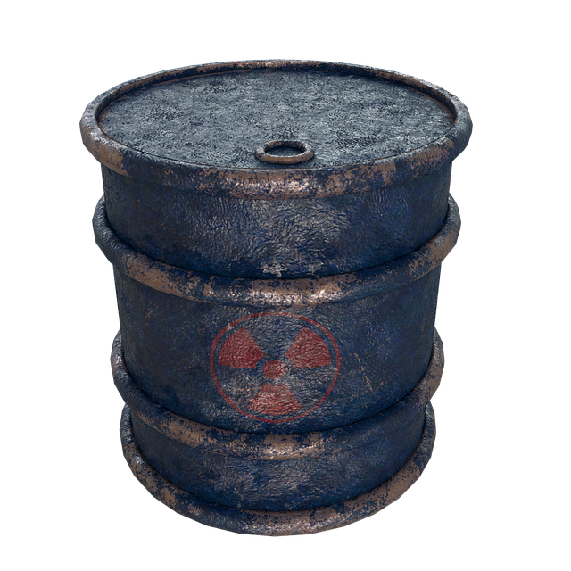 Free barrel rust oil illustration