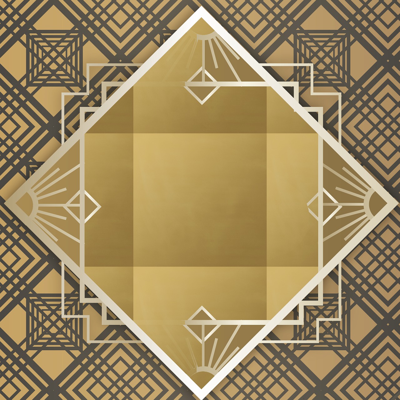Digital Paper Art Deco Frame Free image on Pixabay