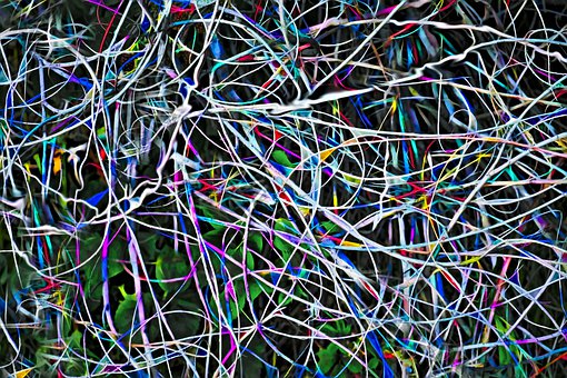 Free Abstract Wires illustration and picture
