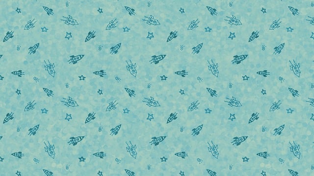 Free rocket space doodle illustration