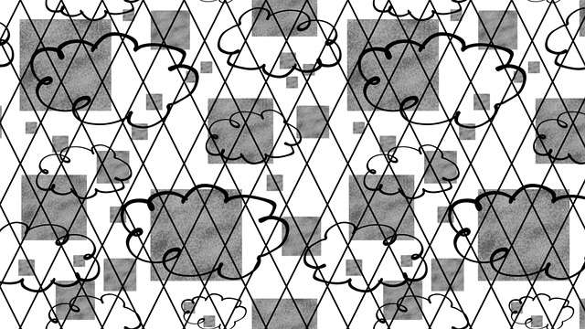 Download free HD stock image of Square Clouds Free square clouds rhombus illustration